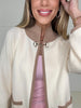 Cream Brinley Buckle Cardigan-180 Outerwear/Jackets- Simply Simpson's Boutique is a Women's Online Fashion Boutique Located in Jupiter, Florida