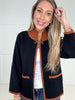 Black Brinley Buckle Cardigan-180 Outerwear/Jackets- Simply Simpson's Boutique is a Women's Online Fashion Boutique Located in Jupiter, Florida