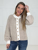 Latte Tessa Trim Cardigan-170 Cardigans- Simply Simpson's Boutique is a Women's Online Fashion Boutique Located in Jupiter, Florida