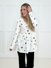 Ivory Written In The Stars Babydoll Top-110 Long Sleeves- Simply Simpson's Boutique is a Women's Online Fashion Boutique Located in Jupiter, Florida