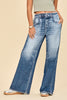 Dear Scarlett Classic Medium Wash Wide Leg Denim-210 Other Bottoms- Simply Simpson's Boutique is a Women's Online Fashion Boutique Located in Jupiter, Florida