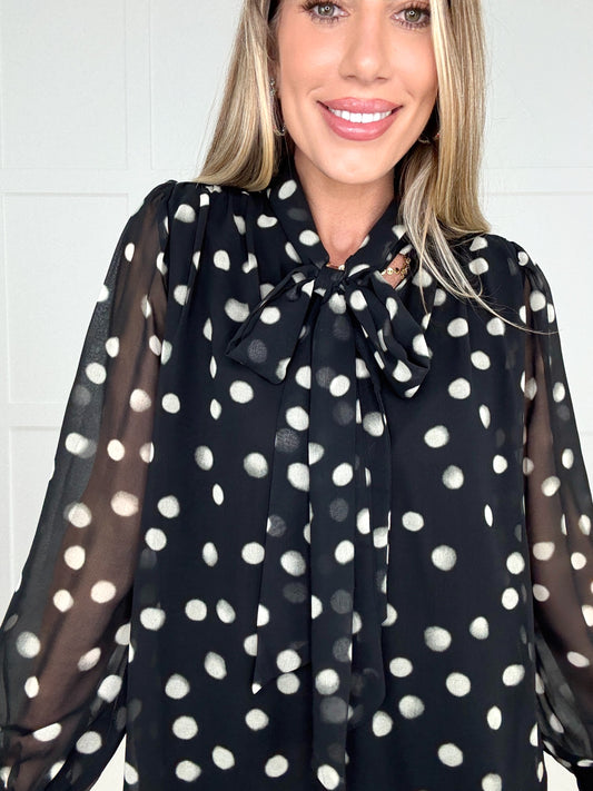 The Posh Polka Dot Blouse