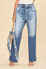 Dear Scarlett Classic Medium Wash Straight Leg Denim-210 Other Bottoms- Simply Simpson's Boutique is a Women's Online Fashion Boutique Located in Jupiter, Florida