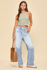 Dear Scarlett Light Wash Straight Leg Denim-210 Other Bottoms- Simply Simpson's Boutique is a Women's Online Fashion Boutique Located in Jupiter, Florida