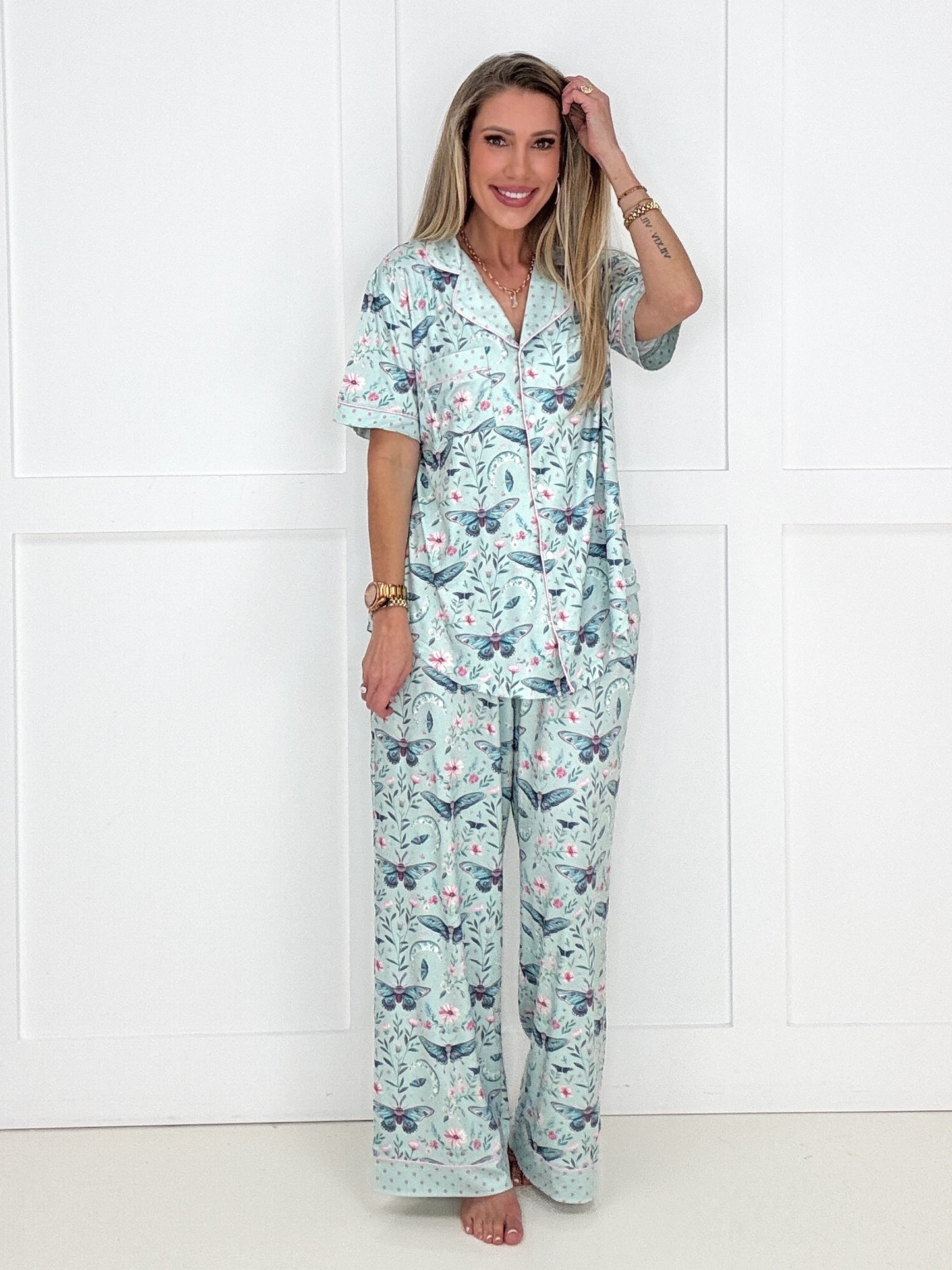 Preorder Shirley & Stone Mintveil Pants Pajamas