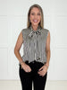 Black Preppy Perfection Blouse-100 Short Sleeves- Simply Simpson's Boutique is a Women's Online Fashion Boutique Located in Jupiter, Florida
