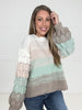 Mint Bubble Sweater-150 Sweaters- Simply Simpson's Boutique is a Women's Online Fashion Boutique Located in Jupiter, Florida