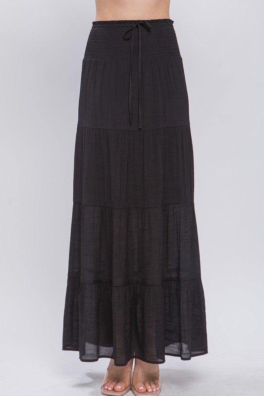 Black Johanna Skirt- Simply Simpson's Boutique is a Women's Online Fashion Boutique Located in Jupiter, Florida