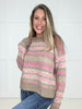Pink Passion Fair Isle Sweater-150 Sweaters- Simply Simpson's Boutique is a Women's Online Fashion Boutique Located in Jupiter, Florida