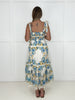 Blue Wildflower Romance Smocked Dress-240 Dresses- Simply Simpson's Boutique is a Women's Online Fashion Boutique Located in Jupiter, Florida