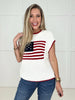 White American Babe Knit Top-100 Short Sleeves- Simply Simpson's Boutique is a Women's Online Fashion Boutique Located in Jupiter, Florida