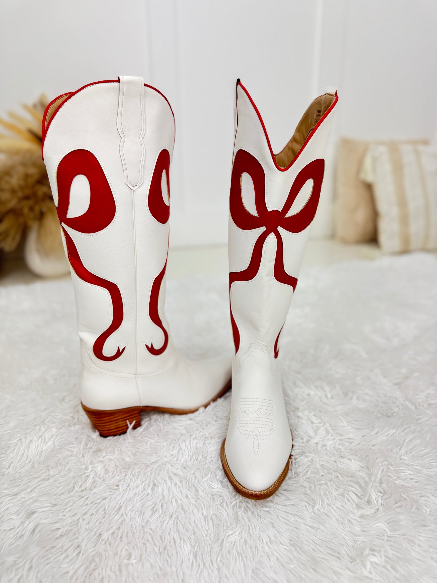Tall Simply Bow Boots-260 Shoes- Simply Simpson's Boutique is a Women's Online Fashion Boutique Located in Jupiter, Florida