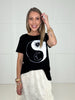 Celestial Yin Yang Graphic Tee-100 Short Sleeves- Simply Simpson's Boutique is a Women's Online Fashion Boutique Located in Jupiter, Florida