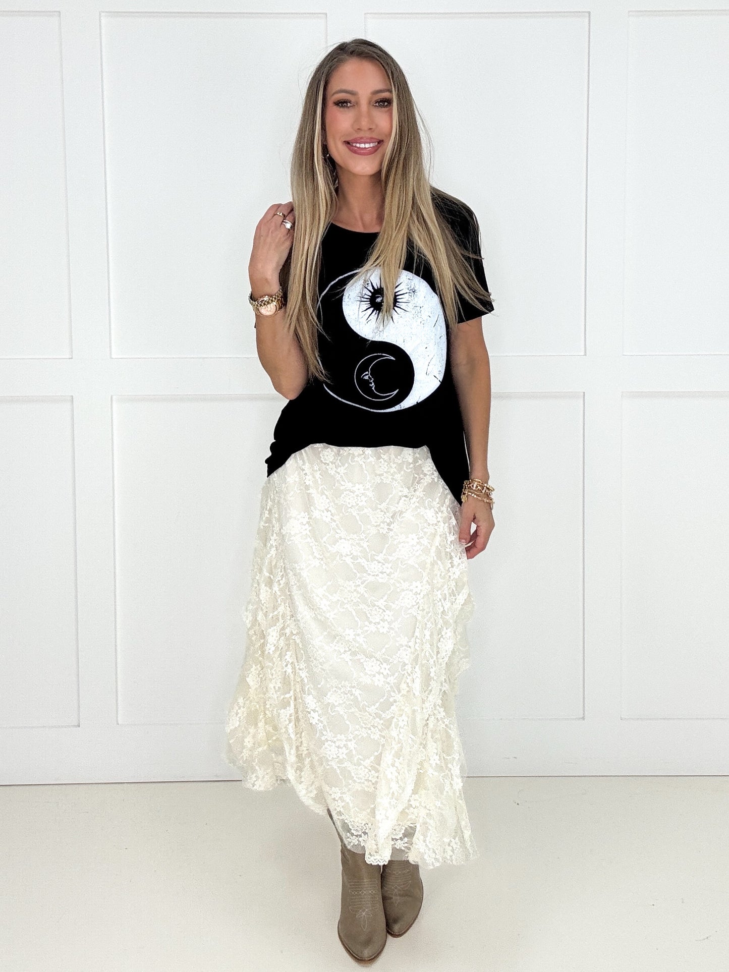 Celestial Yin Yang Graphic Tee-100 Short Sleeves- Simply Simpson's Boutique is a Women's Online Fashion Boutique Located in Jupiter, Florida