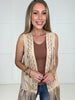 Cream Desert Dusk Fringe Vest-120 Sleeveless- Simply Simpson's Boutique is a Women's Online Fashion Boutique Located in Jupiter, Florida