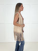 Cream Desert Dusk Fringe Vest-120 Sleeveless- Simply Simpson's Boutique is a Women's Online Fashion Boutique Located in Jupiter, Florida