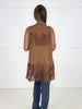 Camel Desert Dusk Fringe Vest-120 Sleeveless- Simply Simpson's Boutique is a Women's Online Fashion Boutique Located in Jupiter, Florida