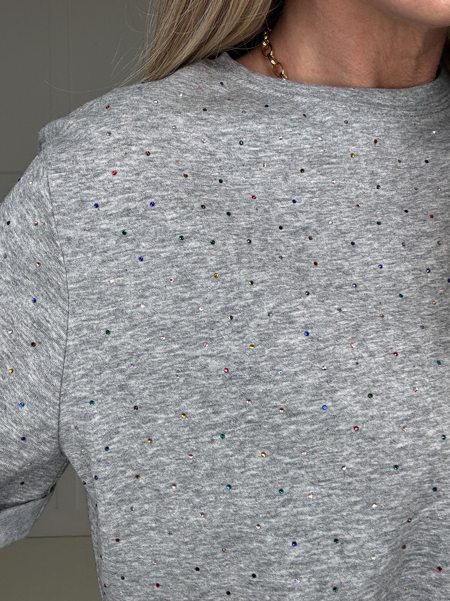Remy Rhinestone Embellished Top-100 Short Sleeves- Simply Simpson's Boutique is a Women's Online Fashion Boutique Located in Jupiter, Florida