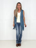 Blue Desert Dusk Fringe Vest-120 Sleeveless- Simply Simpson's Boutique is a Women's Online Fashion Boutique Located in Jupiter, Florida
