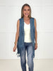 Blue Desert Dusk Fringe Vest-120 Sleeveless- Simply Simpson's Boutique is a Women's Online Fashion Boutique Located in Jupiter, Florida