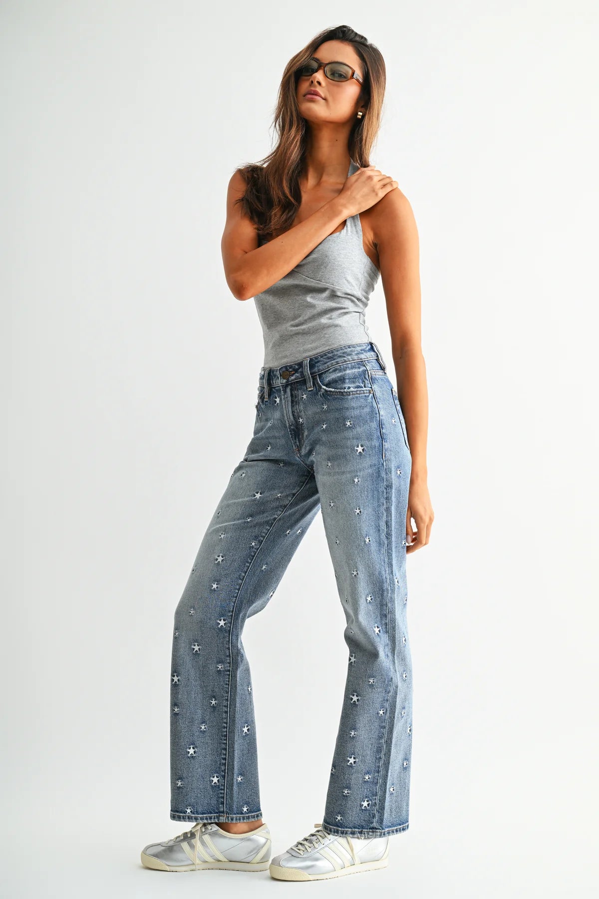 Mica Starstruck Straight Leg Jeans