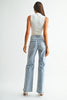 Mica Pearl Perfection Wide Leg Jeans