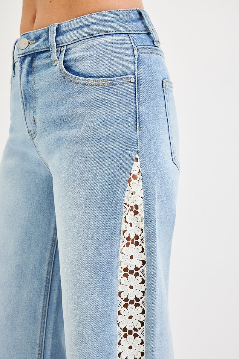Risen Daisy Darling Wide Leg Jeans