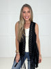 Black Desert Dusk Fringe Vest-120 Sleeveless- Simply Simpson's Boutique is a Women's Online Fashion Boutique Located in Jupiter, Florida