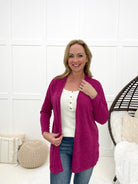 Dear Scarlett Pink Cardigan-170 Cardigans- Simply Simpson's Boutique is a Women's Online Fashion Boutique Located in Jupiter, Florida