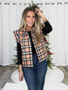 Park Ave Plaid Puffer Vest-180 Outerwear- Simply Simpson's Boutique is a Women's Online Fashion Boutique Located in Jupiter, Florida