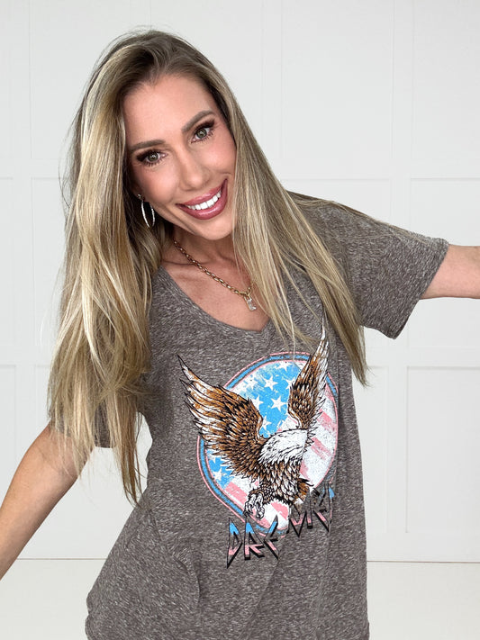 Dreamer Graphic Tee-100 Short Sleeves- Simply Simpson's Boutique is a Women's Online Fashion Boutique Located in Jupiter, Florida