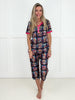 PREORDER Shirley & Stone Stained Glass Books Pajamas-220 Lounge wear/Pajamas- Simply Simpson's Boutique is a Women's Online Fashion Boutique Located in Jupiter, Florida
