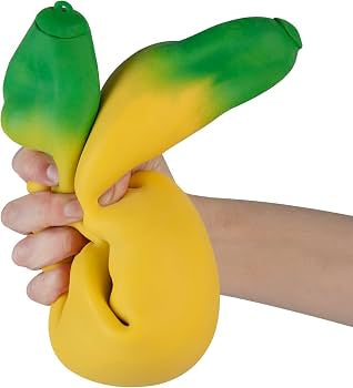 Jumbo Banana Squishy (Stretches to 6 Feet)-290 Home/Gift- Simply Simpson's Boutique is a Women's Online Fashion Boutique Located in Jupiter, Florida