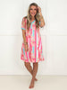 Shirley & Stone Striped Floral Nightdress-220 Lounge wear/Pajamas- Simply Simpson's Boutique is a Women's Online Fashion Boutique Located in Jupiter, Florida