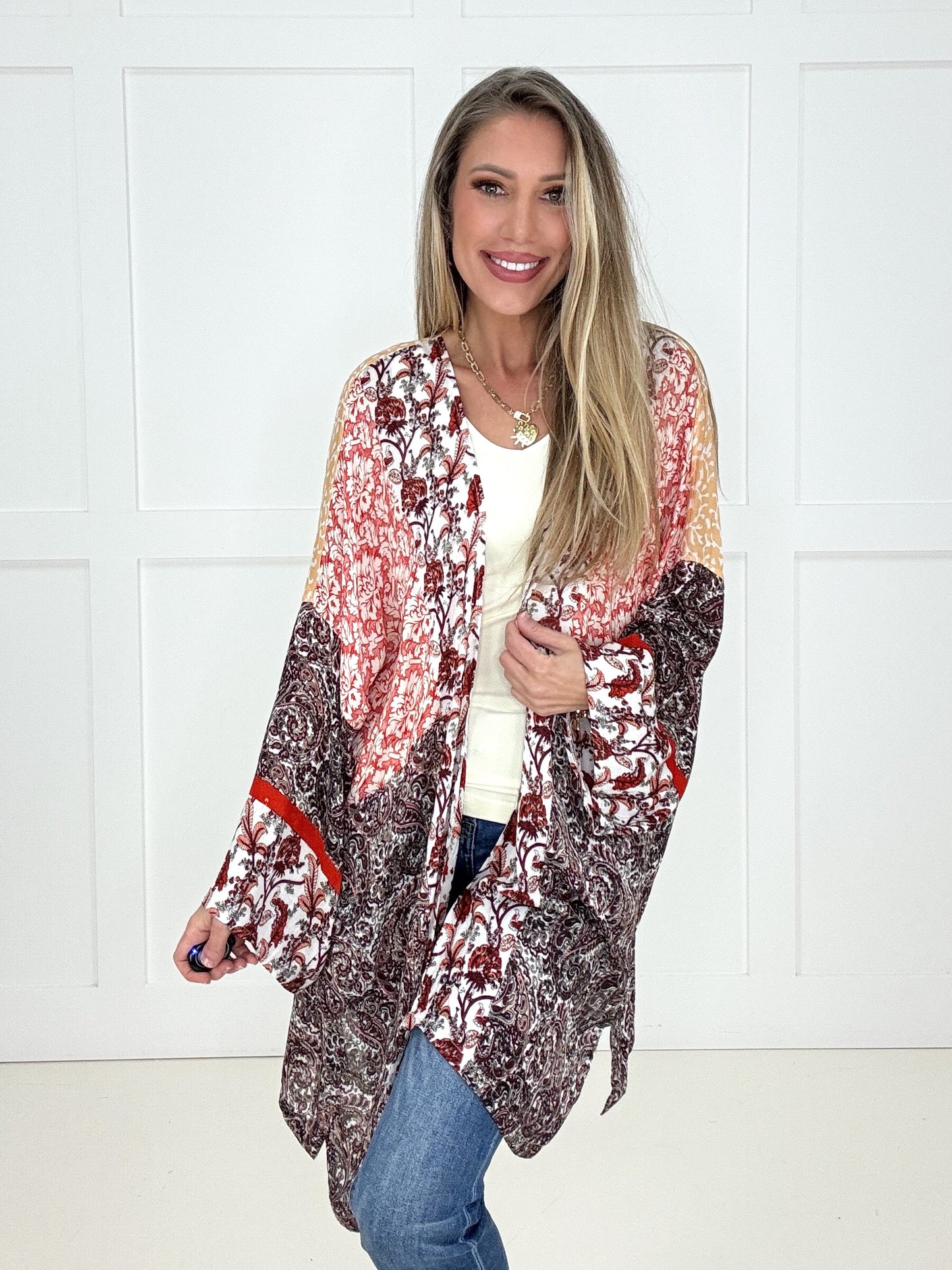 Fire Free Spirit Kimono-180 Outerwear- Simply Simpson's Boutique is a Women's Online Fashion Boutique Located in Jupiter, Florida