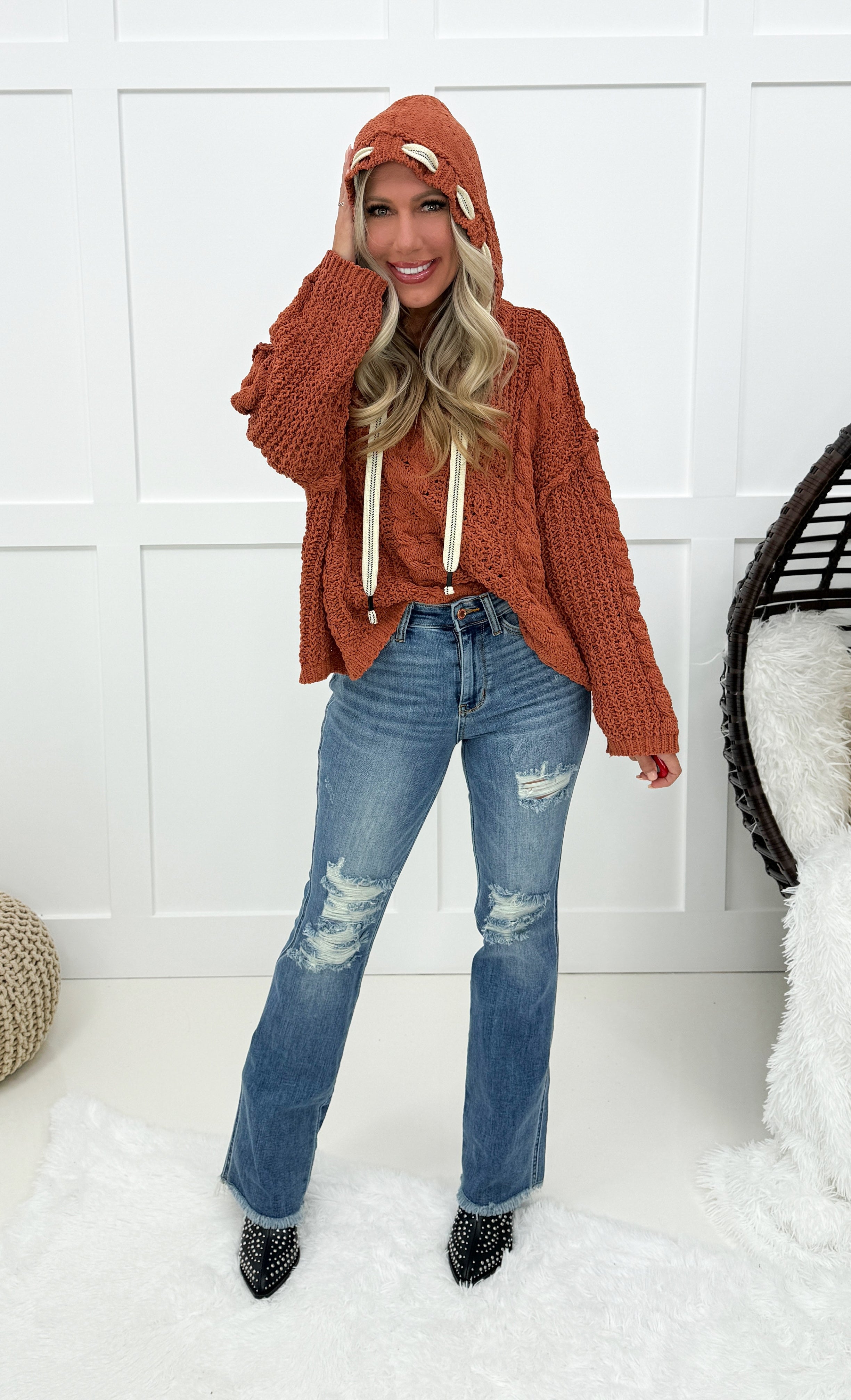 Judy Blue Festivals & Friends Bootcut Jeans-200 Jeans- Simply Simpson's Boutique is a Women's Online Fashion Boutique Located in Jupiter, Florida