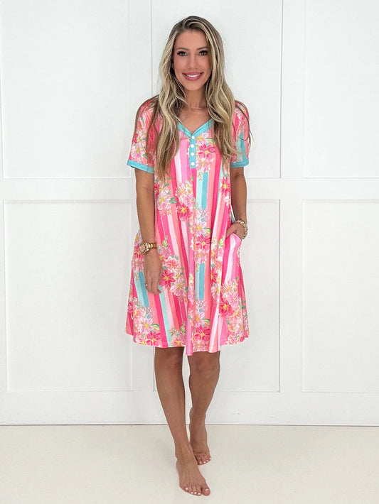 2026 Shirley & Stone Spring Night Dresses-220 Lounge wear/Pajamas- Simply Simpson's Boutique is a Women's Online Fashion Boutique Located in Jupiter, Florida