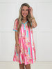 Shirley & Stone Striped Floral Nightdress-220 Lounge wear/Pajamas- Simply Simpson's Boutique is a Women's Online Fashion Boutique Located in Jupiter, Florida