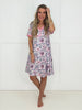 Shirley & Stone Petals in Bloom Nightdress-220 Lounge wear/Pajamas- Simply Simpson's Boutique is a Women's Online Fashion Boutique Located in Jupiter, Florida