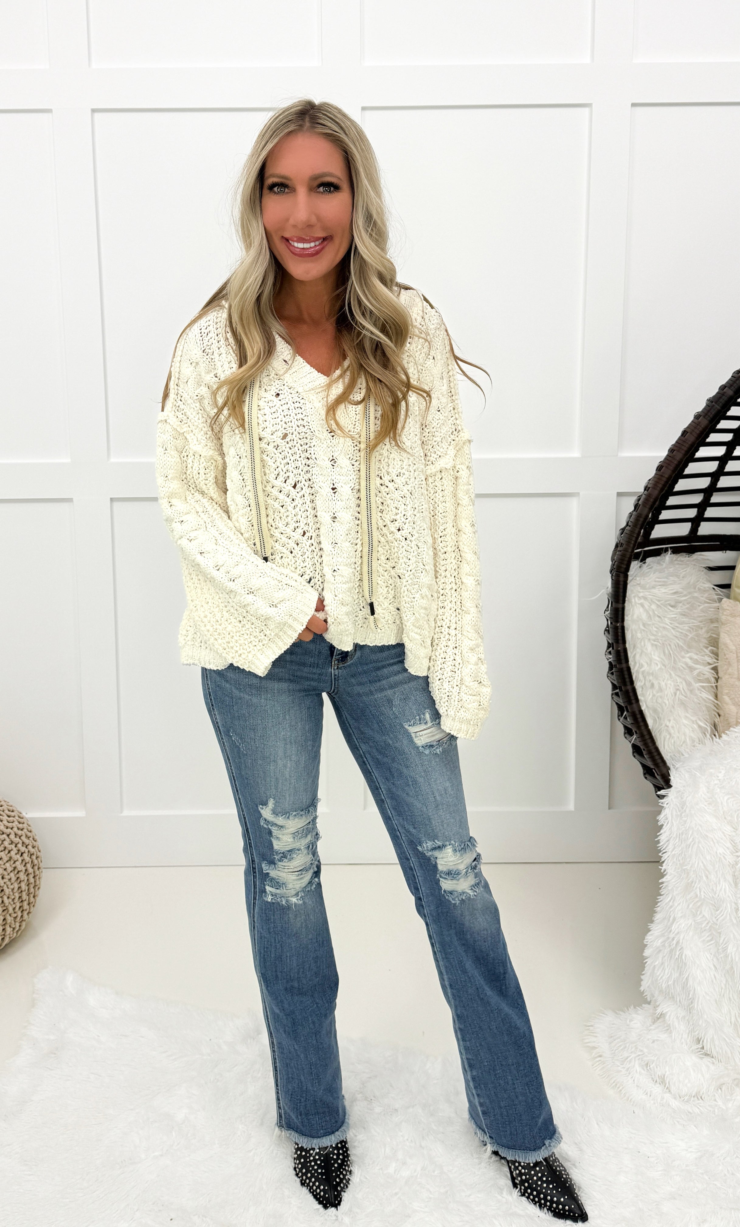 Judy Blue Festivals & Friends Bootcut Jeans-200 Jeans- Simply Simpson's Boutique is a Women's Online Fashion Boutique Located in Jupiter, Florida