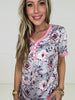 PREORDER Shirley & Stone Petals in Bloom Pajamas-220 Lounge wear/Pajamas- Simply Simpson's Boutique is a Women's Online Fashion Boutique Located in Jupiter, Florida