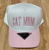 Two Tone Skinny Stripe Cat Mom Hat-270 Accessories- Simply Simpson's Boutique is a Women's Online Fashion Boutique Located in Jupiter, Florida