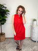 Dear Scarlett Besties & Brunch Jacquard Dress-240 Dresses- Simply Simpson's Boutique is a Women's Online Fashion Boutique Located in Jupiter, Florida