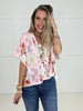 POL Blush Bloom Top-100 Short Sleeves- Simply Simpson's Boutique is a Women's Online Fashion Boutique Located in Jupiter, Florida