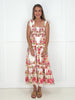 Red Wildflower Romance Smocked Dress-240 Dresses- Simply Simpson's Boutique is a Women's Online Fashion Boutique Located in Jupiter, Florida