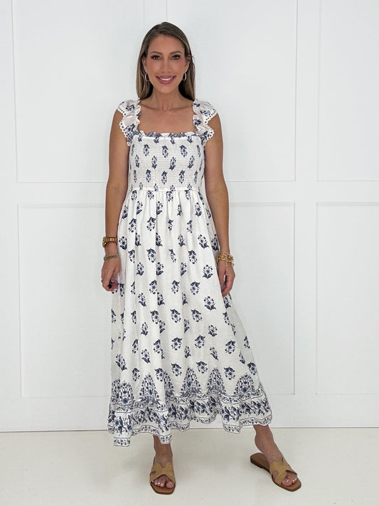 Santorini Skies Maxi Dress-240 Dresses- Simply Simpson's Boutique is a Women's Online Fashion Boutique Located in Jupiter, Florida