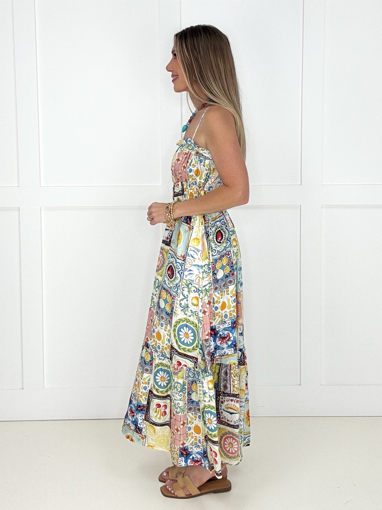 Amalfi Tile Dress-240 Dresses- Simply Simpson's Boutique is a Women's Online Fashion Boutique Located in Jupiter, Florida