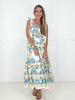 Blue Wildflower Romance Smocked Dress-240 Dresses- Simply Simpson's Boutique is a Women's Online Fashion Boutique Located in Jupiter, Florida
