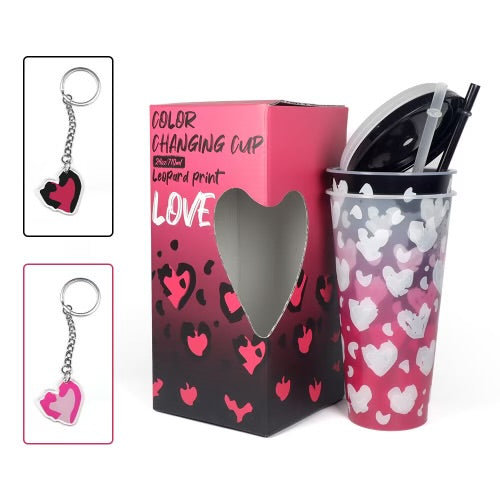 Color Changing Heart Print Cup Set-290 Home/Gift- Simply Simpson's Boutique is a Women's Online Fashion Boutique Located in Jupiter, Florida