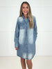 Downtown Denim Dress-240 Dresses- Simply Simpson's Boutique is a Women's Online Fashion Boutique Located in Jupiter, Florida